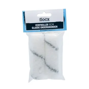 Flocx Verfroller Gladde Ondergronden 10CM 2ST bij Verfcompleet.nl
