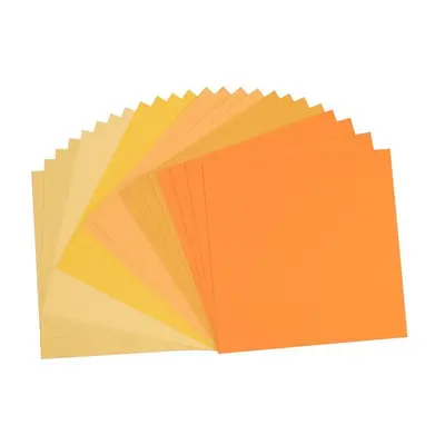 Florence Cardstock - Canvas Texture - Geel assortie bij HobbyVision