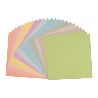 Florence Cardstock - Canvas Texture - Pastel assortie bij HobbyVision