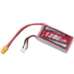 FMS - 11.1V 1300Mah 25C Lipo accu - XT60 bij TopRC
