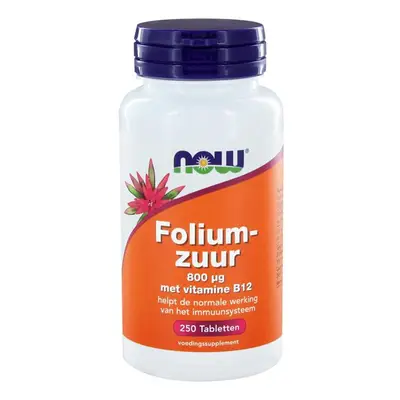 Foliumzuur 800 mcg (250 tabletten) bij Vitaminadviceshop