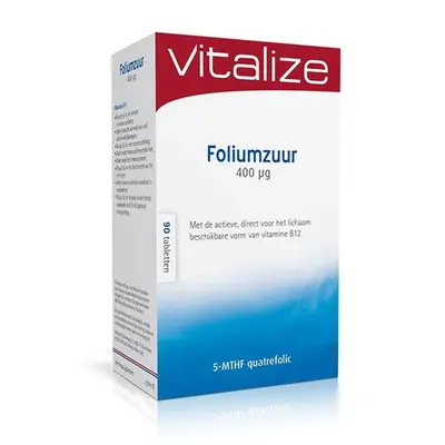Foliumzuur (90 tabletten) bij Vitaminadviceshop