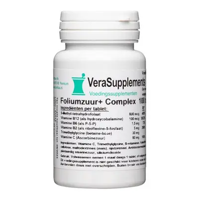 Foliumzuur+ Complex (100 tabletten) bij Vitaminadviceshop