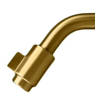 fonteinkraan wand rose goud bij Sanitear