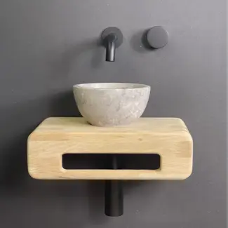 fonteinset toilet Tundra bij Sanitear