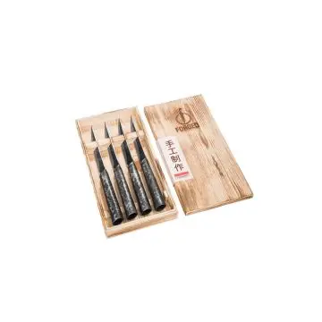Forged Brute Steakmessen Messenset 4 Stuks bij Messen.nl
