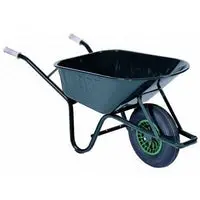Fort kruiwagen staal groen 8cm 80L bij Hubo
