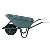 Fort kruiwagen staal, kunststof groen 8cm 100L bij Hubo