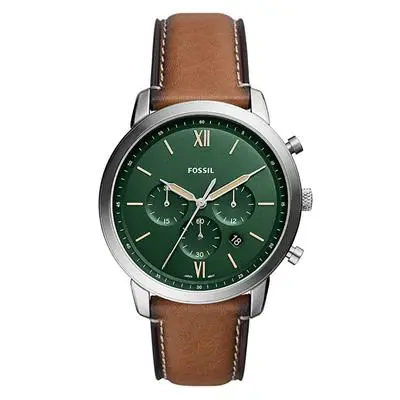 Fossil herenhorloge FS5963 - Leer bij Kish