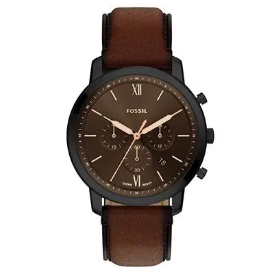 Fossil herenhorloge FS6163 - Neutra bruin bij Kish