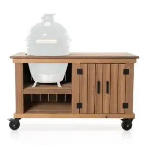 Fraaii Buitenkeuken Meranti Storage XL + Houten Werkblad (180 x 80 x 90) bij Allesvoorkamado.nl
