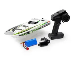 FTX HydroCat Brushless 3S RC Turbojet Speedboot 40 cm Wit compleet met 3S 11,1V 2000mAh Li-ion batterij en lader – 30 km/h bij Toemen Modelsport
