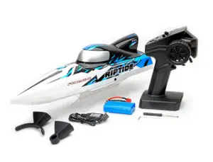 FTX Riptide Turbojet Brushless RC Speedboot 41 cm – Blauw bij Toemen Modelsport