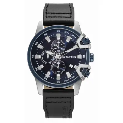 G-STAR Bend3D Blauw Zilverkleurig Herenhorloge GSW.505.02 bij Brandfield