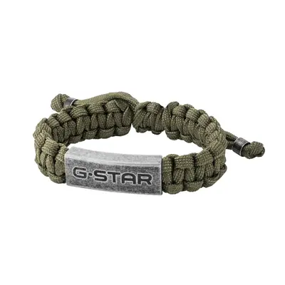 G-STAR OpsCord Zwarte Nylon Armband GSJ.107.01 bij Brandfield