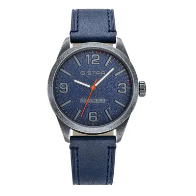 G-STAR Originals Blauw Leren Herenhorloge GSW.503.04 bij Brandfield