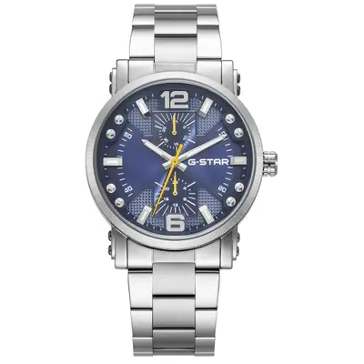 G-STAR Rovic Zilverkleurig Stalen Herenhorloge GSW.509.05 bij Brandfield