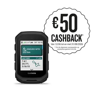 Garmin Edge MTB Fietscomputer bij Mantel