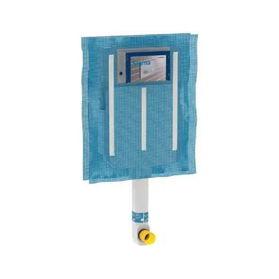 Geberit Sigma inbouwreservoir 8cm m. frontbediening 6/3L bij Sanitairkamer
