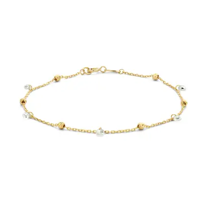 Geelgouden bedelarmband 6B0919 bij Siebel Juweliers