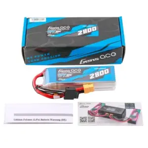 Gens Ace G-Tech 2800mAh 11.1V 60C 3S1P LiPo Accu met XT60 Stekker bij Toemen Modelsport
