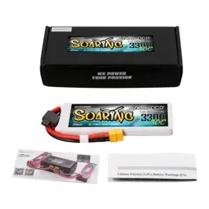 Gens Ace G-Tech Soaring 3300mAh 7.4V 30C 2S1P LiPo Accu met XT60 Stekker bij Toemen Modelsport