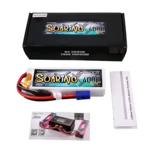 Gens Ace G-Tech Soaring 4000mAh 14.8V 30C 4S LiPo Accu met EC5 Stekker bij Toemen Modelsport