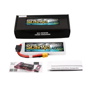Gens Ace G-Tech Soaring 4000mAh 7.4V 2S 30C LiPo Accu met XT60 Stekker bij Toemen Modelsport