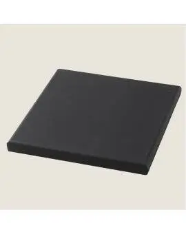 Gespannen canvasdoek - zwart - 40x40 cm bij Pipoos