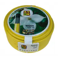 Getricoteerde 1/2" gele slang, 25 meter, high twist resistant bij Bosgra