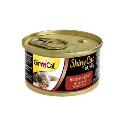 GimCat ShinyCat Kattenvoer Kip&Rund 70gr bij Discus