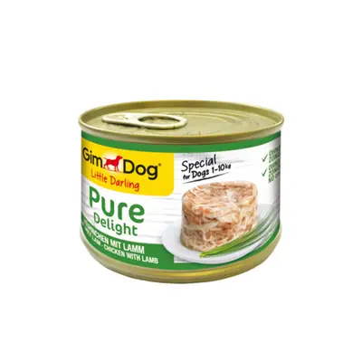 GimDog Little Darling Pure Delight Hondenvoer Kip&Lam 150gr bij Discus