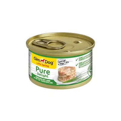 GimDog Little Darling Pure Delight Hondenvoer Kip&Lam 85gr bij Discus