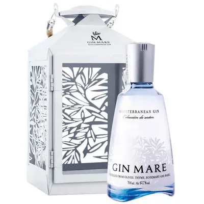 Gin Mare - Mediterranean Gin in Lantern 70cl bij Whisky.nl