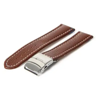 Gisoni Horlogeband 20mm bruin kalf bij Kish