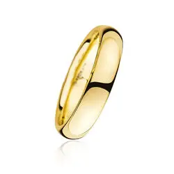 Gladde gouden trouwring van Christian Bauer bij Zilver.nl