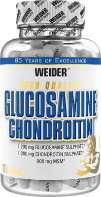 Glucosamine + Chondroitin Plus MSM (120 caps) bij Bodylab