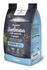 Go native puppy organic salmon & spinach & ginger 800 gram hondenvoer bij Petfooddiscount