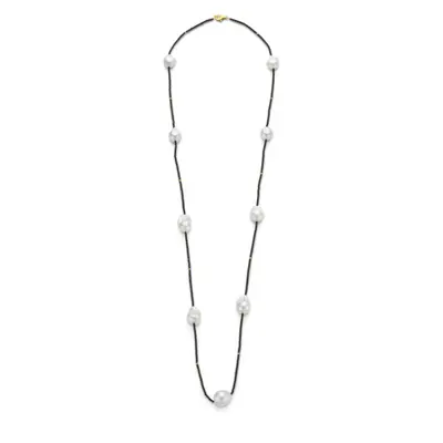 Gold-plated parelketting bij Siebel Juweliers
