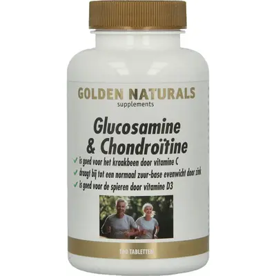 Golden Naturals Glucosamine & Chondroitine bij Vitatheek