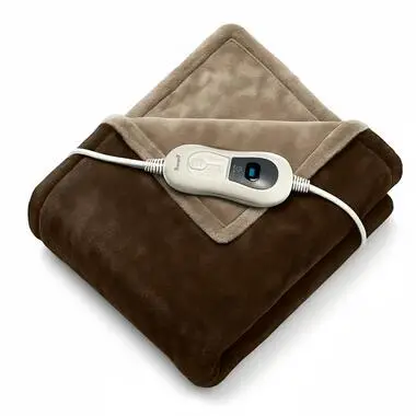 Goliving Elektrische Fleece Plaid - Verwarmende Fleecedeken - Elektrische Deken bij Leen Bakker