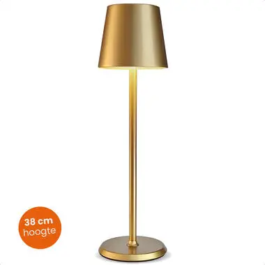 Goliving Tafellamp Oplaadbaar – Draadloos en dimbaar – Moderne touch lamp bij Leen Bakker