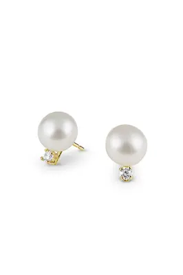 Gouden oorsieraden ORPRLSTRZ8MM-Y bij Siebel Juweliers