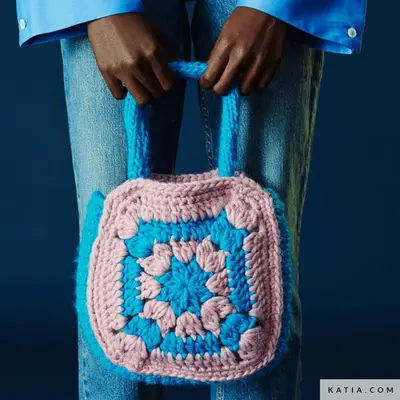 Granny Square Tas Elize Haakpakket bij Wolwinkel Van Draad