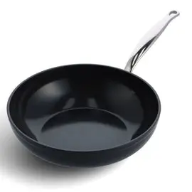 GreenPan - Barcelona Pro Wok met keramische antiaanbaklaag 28 cm bij Kookgigant