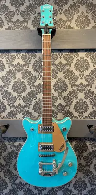 Gretsch Electromatic G5232 T Caicos Green bij Rock City Guitar Shop