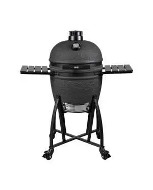 Grill Guru Prime Matt Black Large | Kamado Deal bij Rookplankje.nl