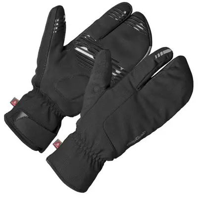 GripGrab Nordic 2 Windproof Deep Winter Lobster Fietshandschoenen bij Mantel