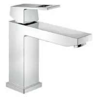 Grohe Eurocube wastafelkraan medium zonder waste chroom Kranen bij Sani-Dump