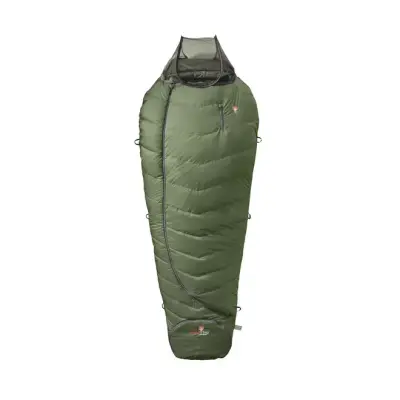 Grüezi Wolle Survival Ice XXL Wide Slaapzak | -12°C | Greenery bij Bushcraftshop